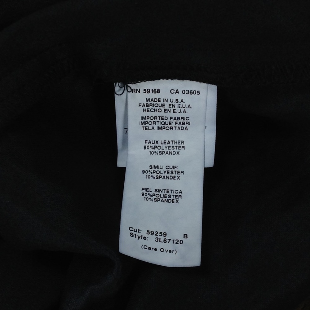 Karen Kane Black Stretch Snakeskin Print Skirt - Picture 5 of 5